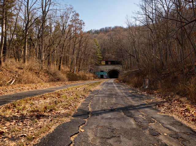 Abandoned PA Turnpike: Two Trailheads, Two Tunnels