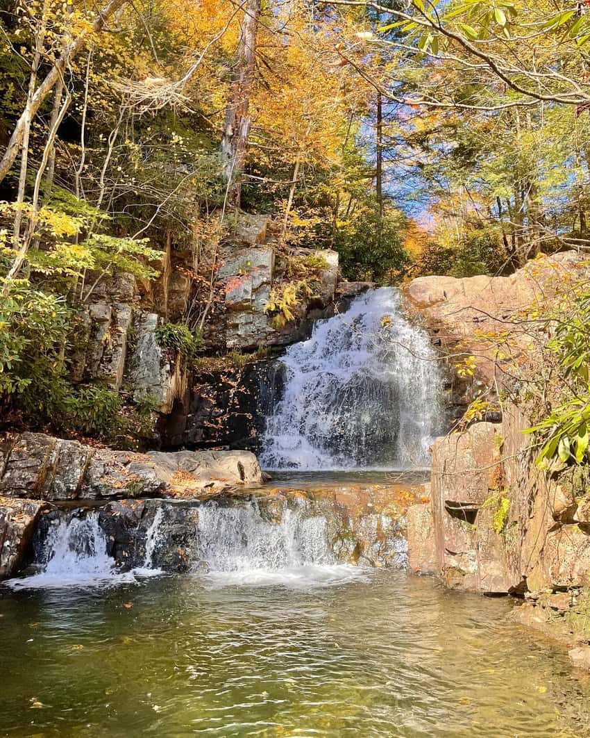 Hawk Falls - 25 feet tall, no swimming allowed